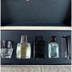 Burberry Fragrances for Men 4 Piece Miniature Gift Set Touch Brit Rhythm Classic